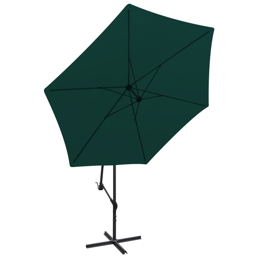 Umbrelă de soare suspendată, 3 m, Verde Lando - Lando