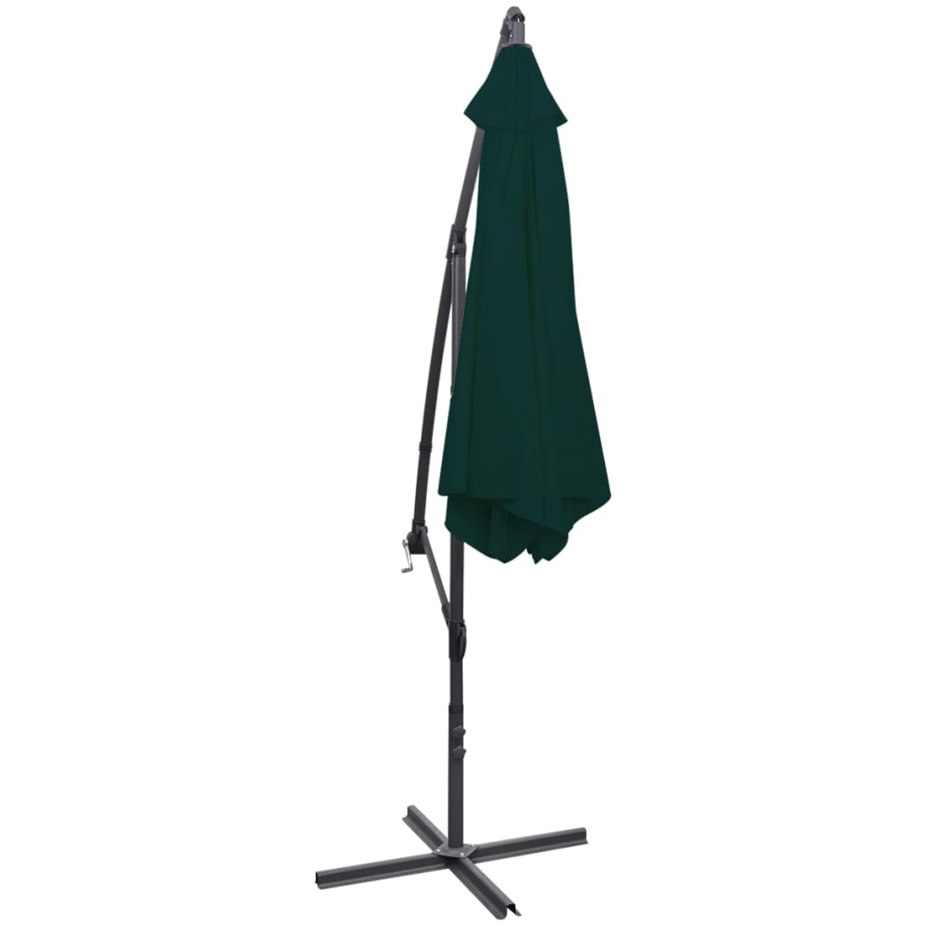 Umbrelă de soare suspendată, 3 m, Verde Lando - Lando