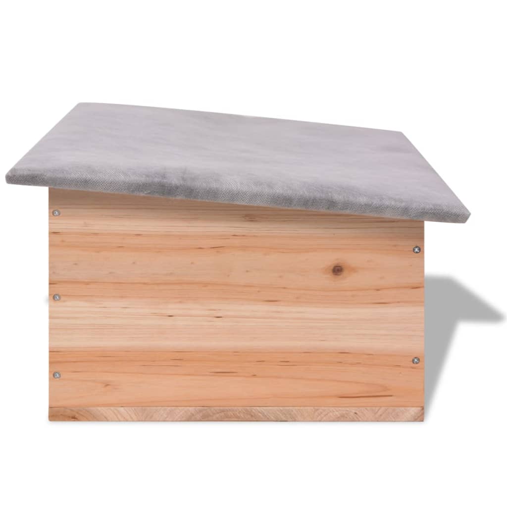 Casă pentru arici, 45 x 33 x 22 cm, lemn - Lando