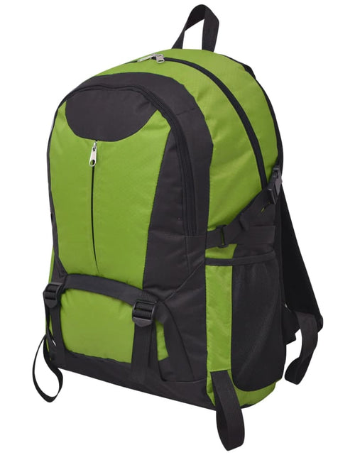 Încărcați imaginea în vizualizatorul Galerie, Rucsac pentru drumeții, 40 L, negru și verde - Lando
