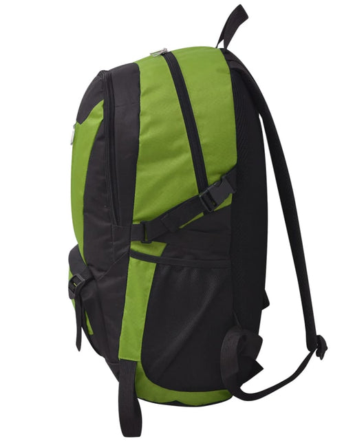 Încărcați imaginea în vizualizatorul Galerie, Rucsac pentru drumeții, 40 L, negru și verde - Lando
