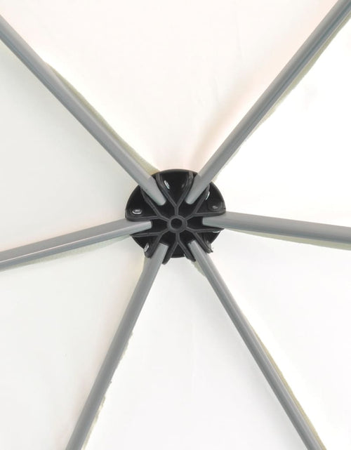 Загрузите изображение в средство просмотра галереи, Marchiză pliabilă hexagonală, 6 pereți, alb crem, 3,6 x 3,1 m Lando - Lando
