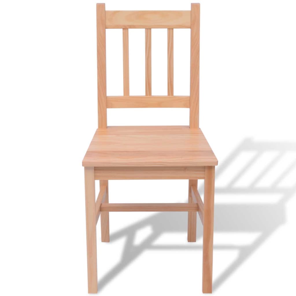 Set masă și scaune din lemn de pin, 5 piese - Lando
