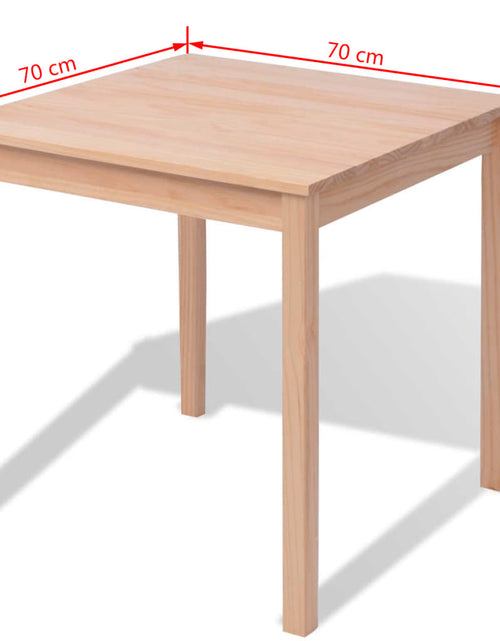 Загрузите изображение в средство просмотра галереи, Set masă și scaune din lemn de pin, 5 piese - Lando
