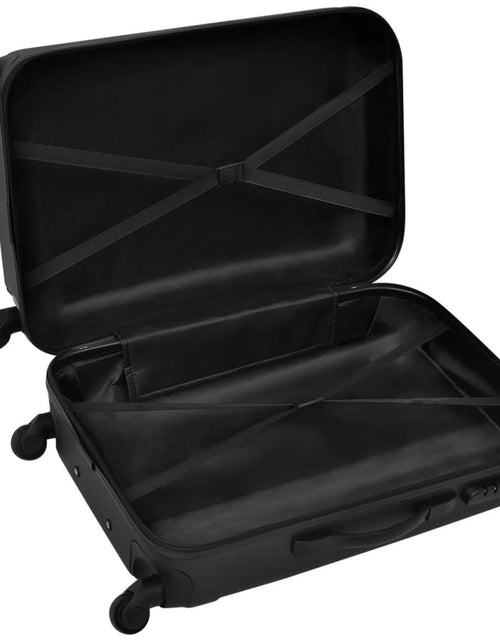 Încărcați imaginea în vizualizatorul Galerie, Set valize rigide, negru, 3 buc., 45,5/55/66 cm - Lando

