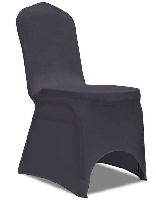 Încărcați imaginea în vizualizatorul Galerie, Husă de scaun elastică, 6 buc., antracit Lando - Lando
