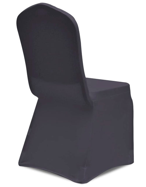 Încărcați imaginea în vizualizatorul Galerie, Husă de scaun elastică, 6 buc., antracit Lando - Lando
