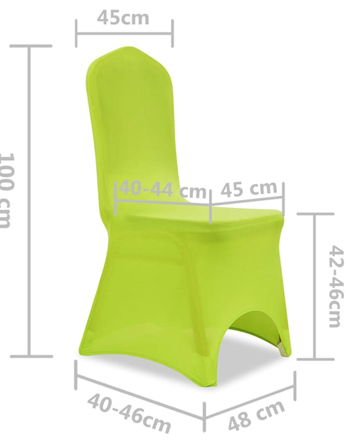 Încărcați imaginea în vizualizatorul Galerie, Husă de scaun elastică, 4 buc., verde Lando - Lando
