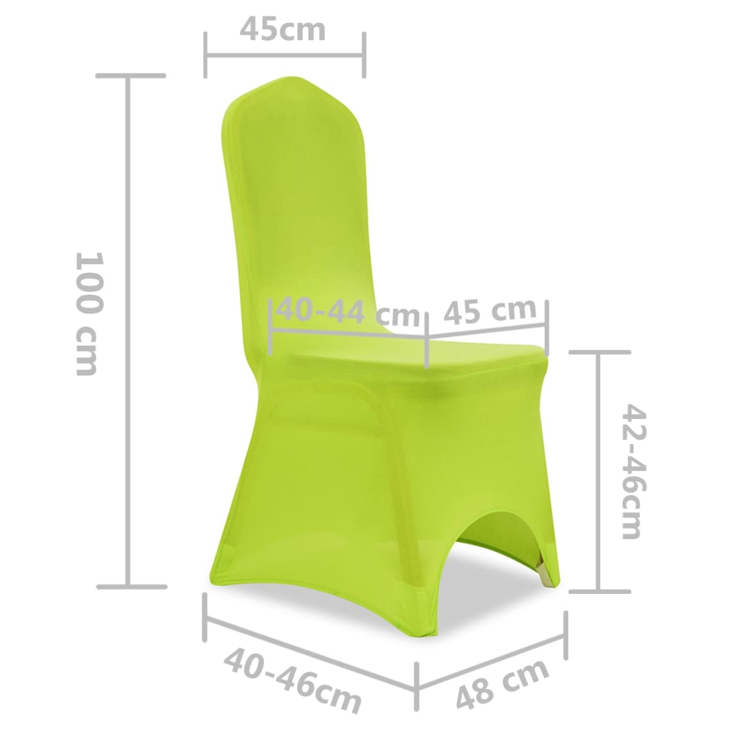 Husă de scaun elastică, 4 buc., verde Lando - Lando