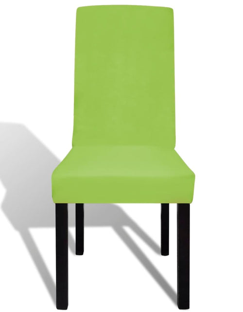 Încărcați imaginea în vizualizatorul Galerie, Huse de scaun elastice drepte, 6 buc., verde Lando - Lando
