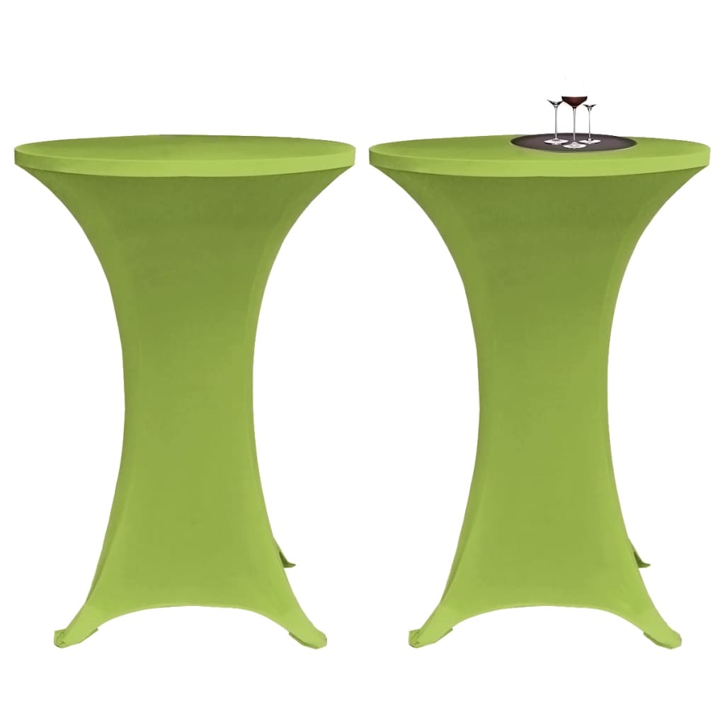 Husă elastică pentru masă, 2 buc., verde, 60 cm - Lando