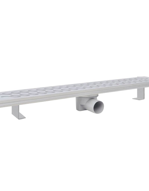 Încărcați imaginea în vizualizatorul Galerie, Scurgere duș liniară din oțel inoxidabil, model val, 730x140 mm Lando - Lando
