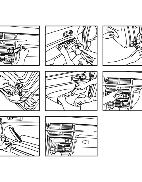 Încărcați imaginea în vizualizatorul Galerie, ProPlus Set unelte pentru îndepărtarea radioului auto 12 buc. 590114 Lando - Lando
