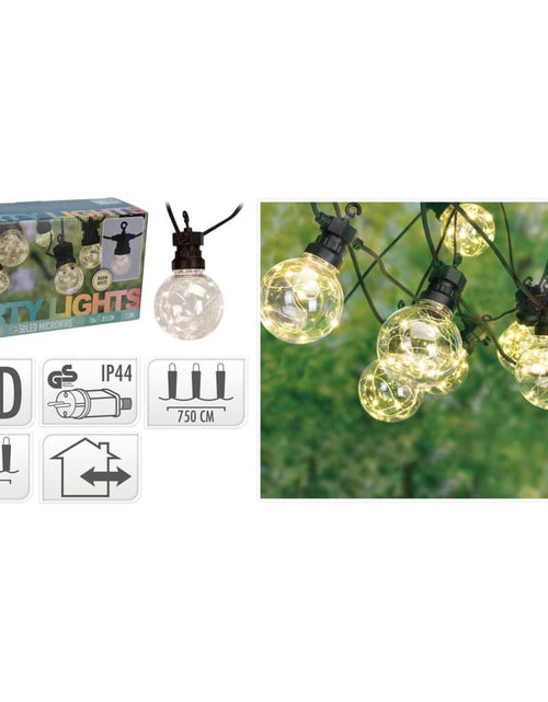 Încărcați imaginea în vizualizatorul Galerie, ProGarden Iluminat cu LED pentru petreceri de grădină, 80 de lămpi - Lando
