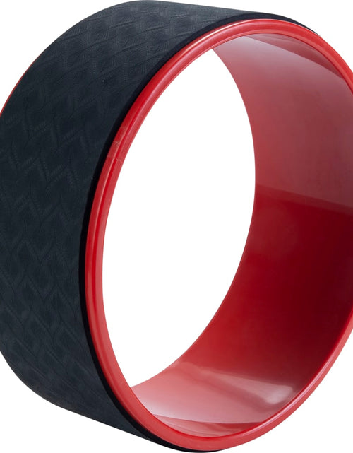 Загрузите изображение в средство просмотра галереи, Pure2Improve Roată pentru Yoga, negru și roșu, 30 cm - Lando
