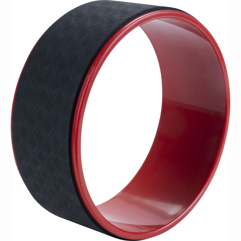 Pure2Improve Roată pentru Yoga, negru și roșu, 30 cm - Lando