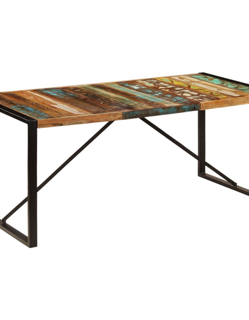 Încărcați imaginea în vizualizatorul Galerie, Masă de bucătărie, 180 x 90 x 75 cm, lemn masiv reciclat - Lando
