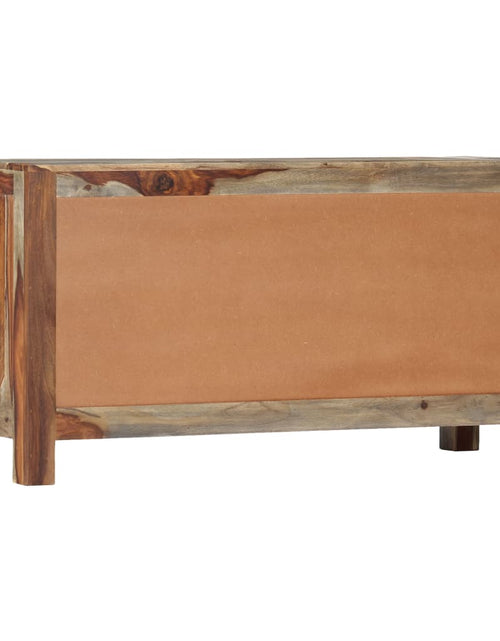 Încărcați imaginea în vizualizatorul Galerie, Servantă, gri, 100x30x50 cm, lemn masiv de sheesham - Lando
