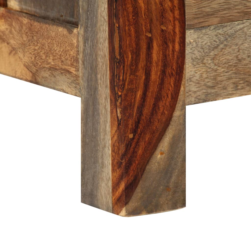 Servantă, gri, 100x30x50 cm, lemn masiv de sheesham - Lando