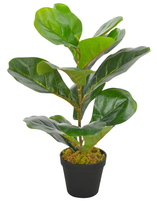 Încărcați imaginea în vizualizatorul Galerie, Plantă artificială ficus cu ghiveci, verde, 45 cm Lando - Lando
