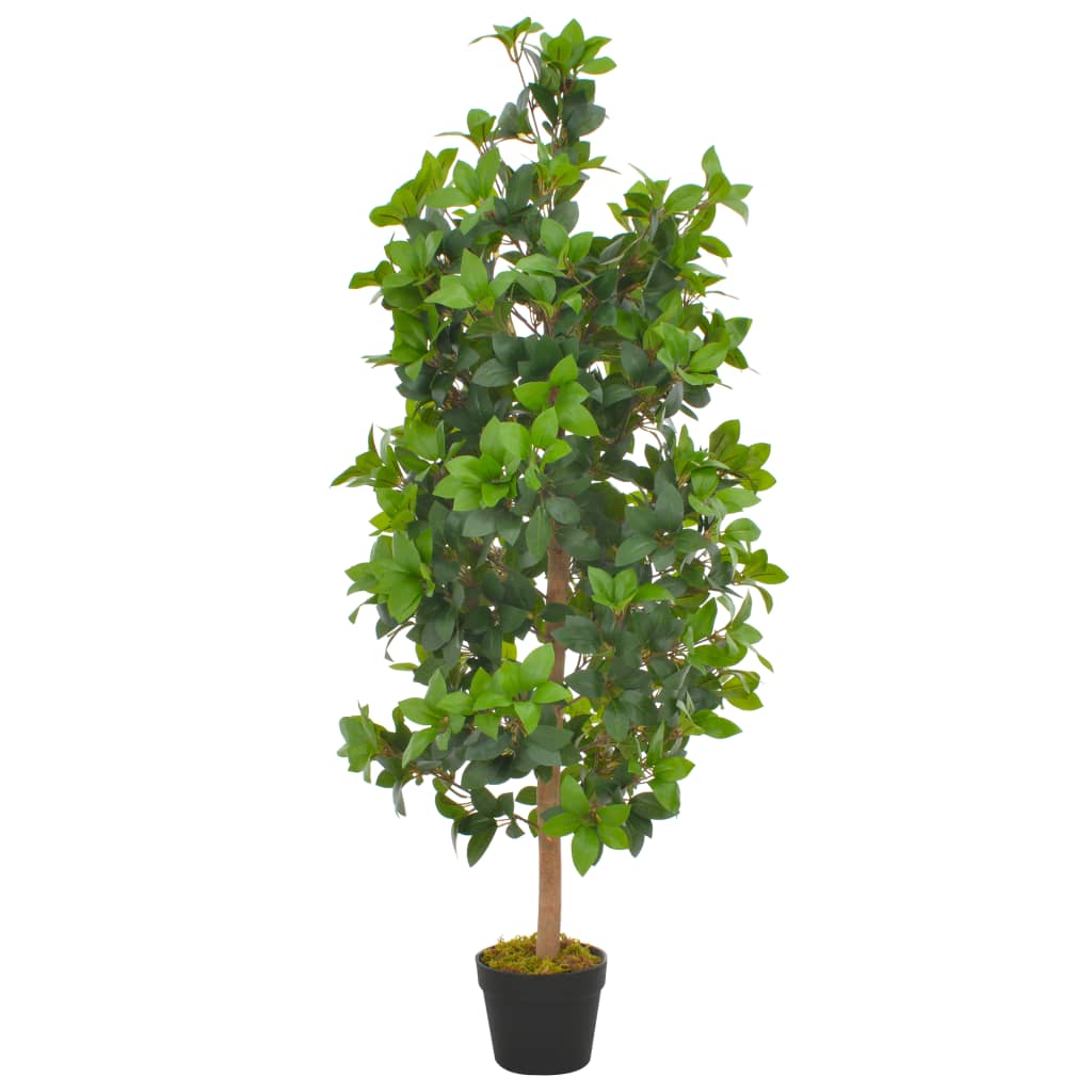 Plantă artificială dafin cu ghiveci, verde, 120 cm - Lando