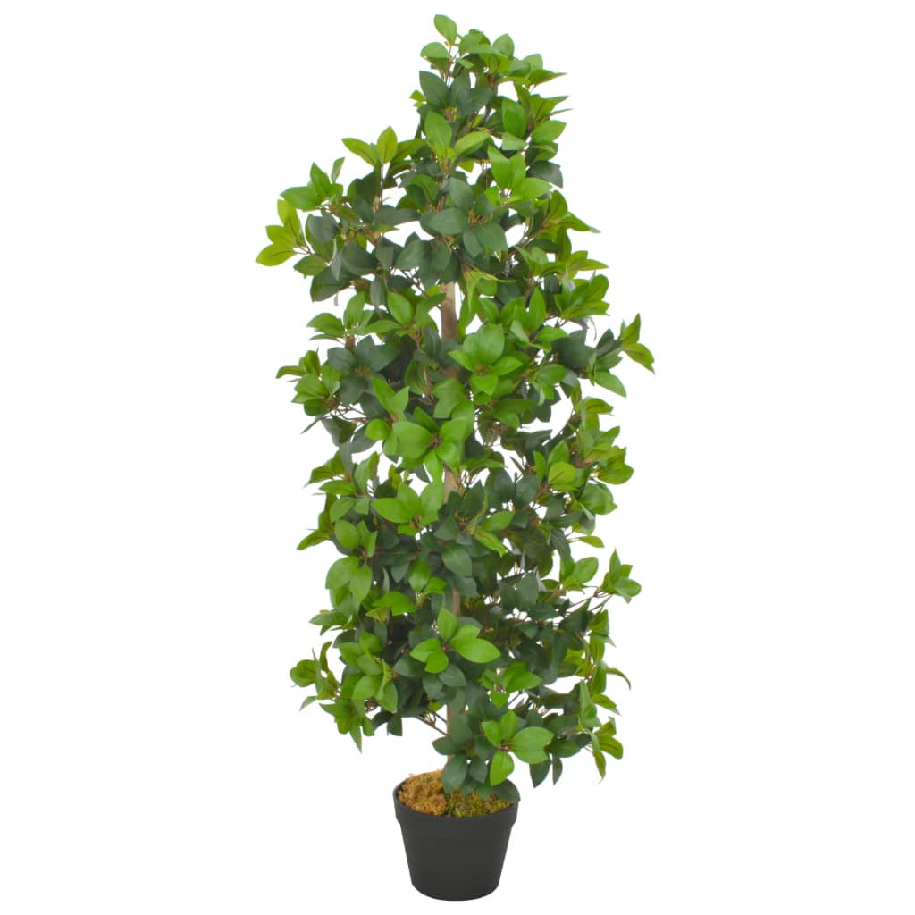 Plantă artificială dafin cu ghiveci, verde, 120 cm - Lando