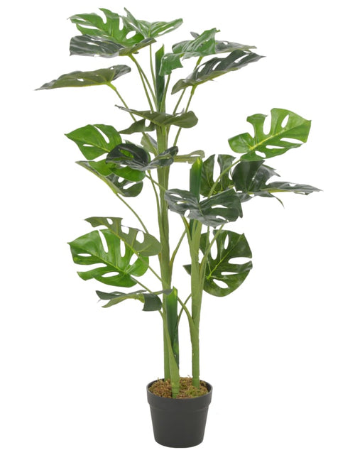 Încărcați imaginea în vizualizatorul Galerie, Plantă artificială Monstera cu ghiveci, verde, 100 cm Lando - Lando
