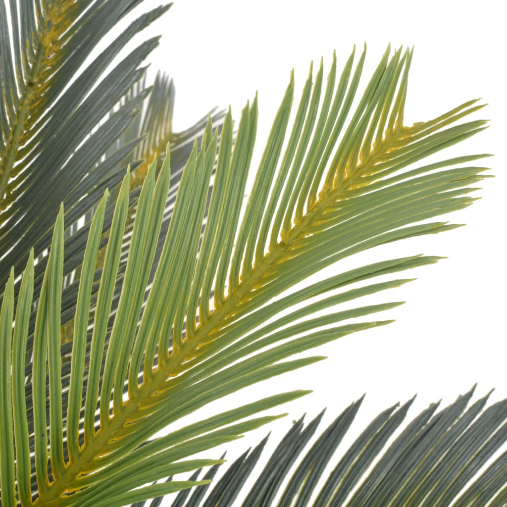 Plantă artificială palmier cycas cu ghiveci, verde, 90 cm Lando - Lando