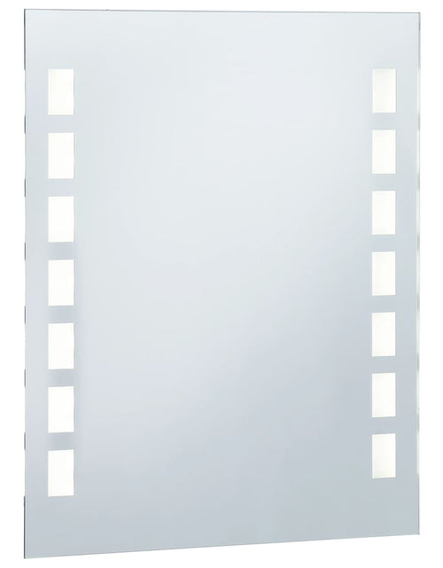 Загрузите изображение в средство просмотра галереи, Oglindă cu LED de perete pentru baie, 50 x 60 cm - Lando
