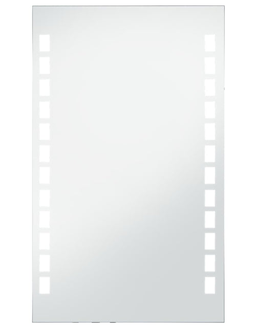 Încărcați imaginea în vizualizatorul Galerie, Oglindă cu LED de perete de baie, 60 x 100 cm Lando - Lando
