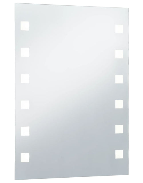 Загрузите изображение в средство просмотра галереи, Oglindă cu LED de perete pentru baie, 60 x 80 cm Lando - Lando
