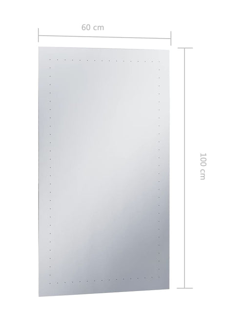 Загрузите изображение в средство просмотра галереи, Oglindă cu LED de perete de baie, 60 x 100 cm Lando - Lando
