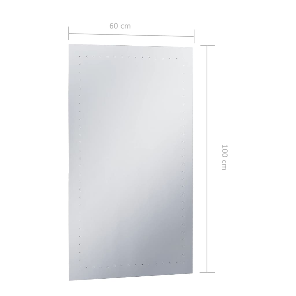 Oglindă cu LED de perete de baie, 60 x 100 cm Lando - Lando