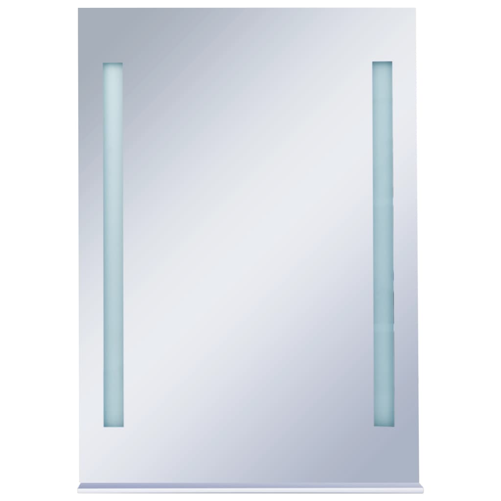 Oglindă cu LED de perete pentru baie cu raft, 50 x 70 cm Lando - Lando