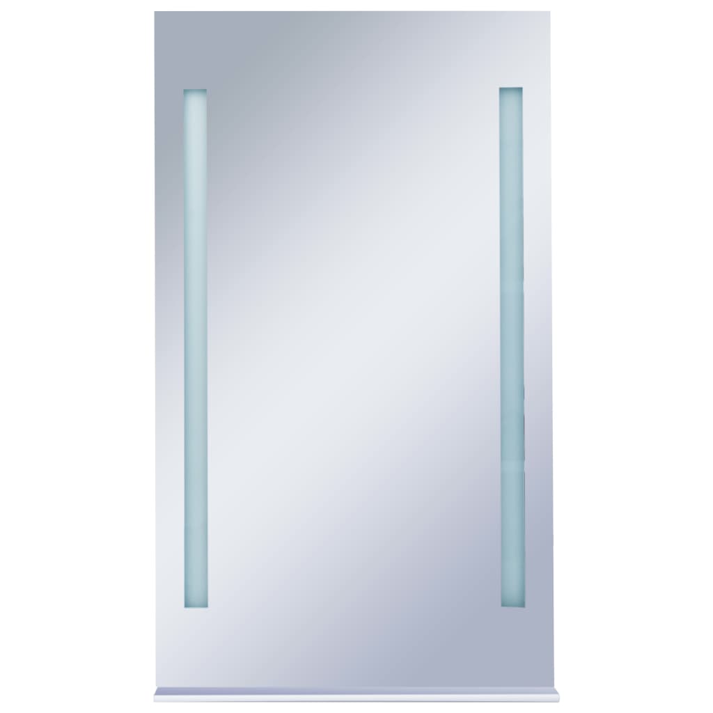 Oglindă cu LED de perete pentru baie cu raft, 60 x 100 cm Lando - Lando