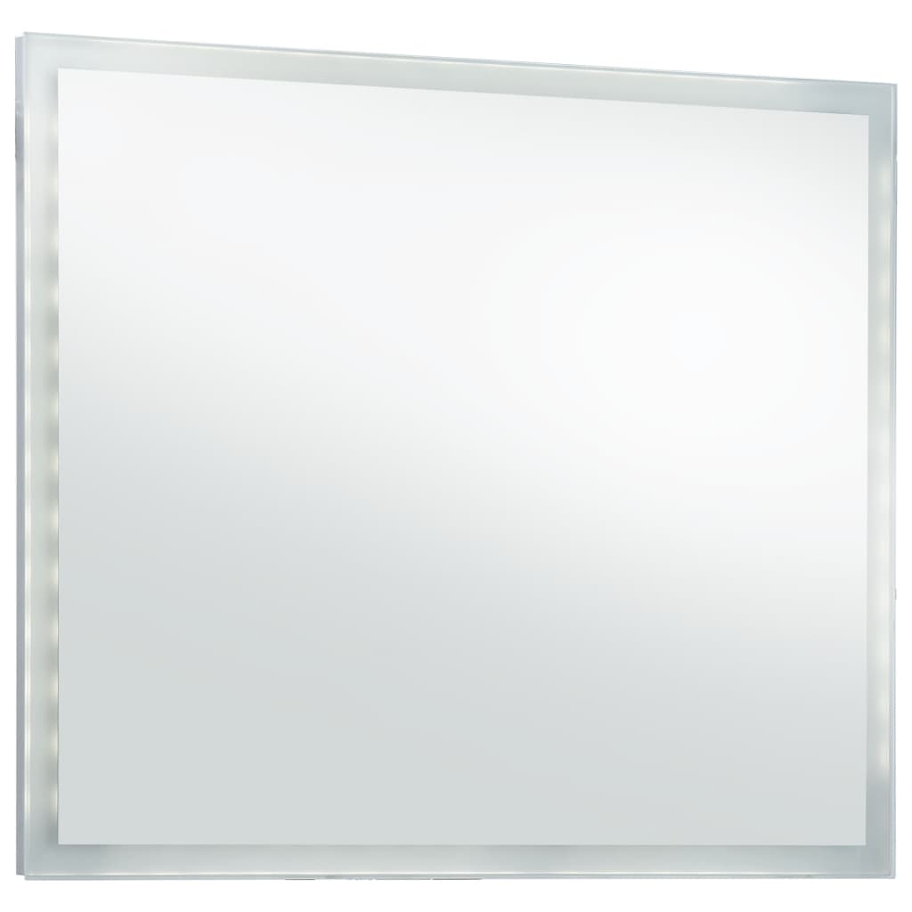 Oglindă cu LED de perete pentru baie, 80 x 60 cm Lando - Lando