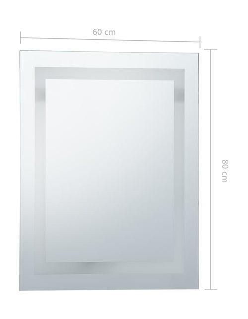 Загрузите изображение в средство просмотра галереи, Oglindă cu LED de baie cu senzor tactil, 60 x 80 cm Lando - Lando
