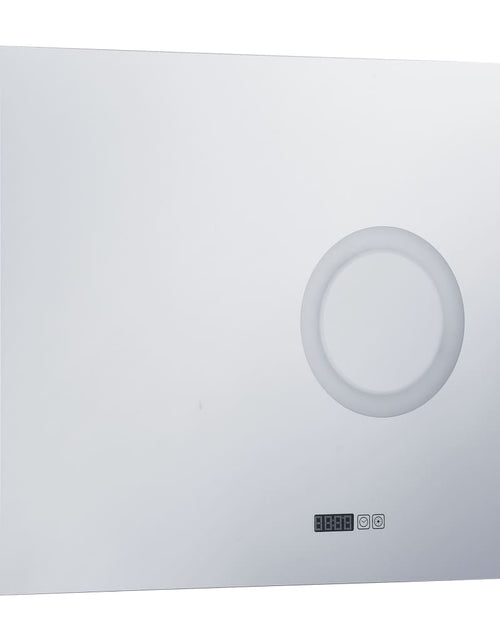 Загрузите изображение в средство просмотра галереи, Oglindă cu LED de perete de baie cu senzor tactil, 80 x 60 cm Lando - Lando
