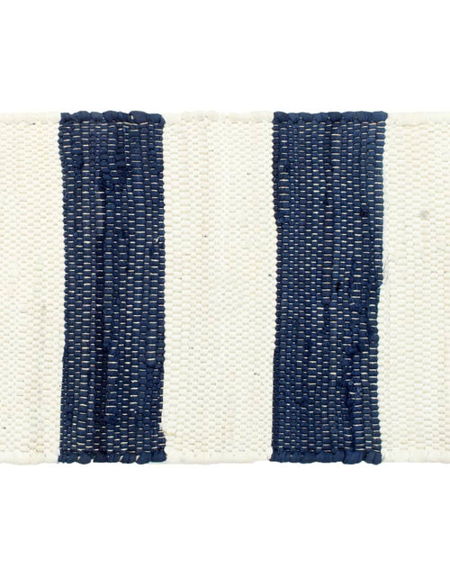 Încărcați imaginea în vizualizatorul Galerie, Naproane, 6 buc., chindi, dungi albastre și albe, 30 x 45 cm Lando - Lando
