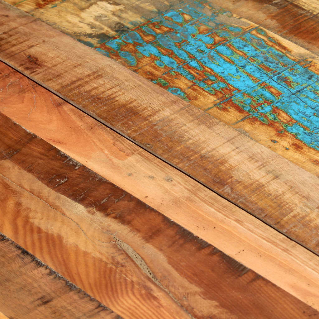 Masă de bucătărie, 118 x 60 x 76 cm, lemn masiv reciclat - Lando