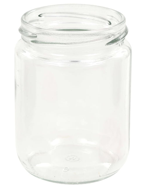 Загрузите изображение в средство просмотра галереи, Borcane de sticlă pentru gem capace alb &amp; roșu 96 buc. 230 ml - Lando
