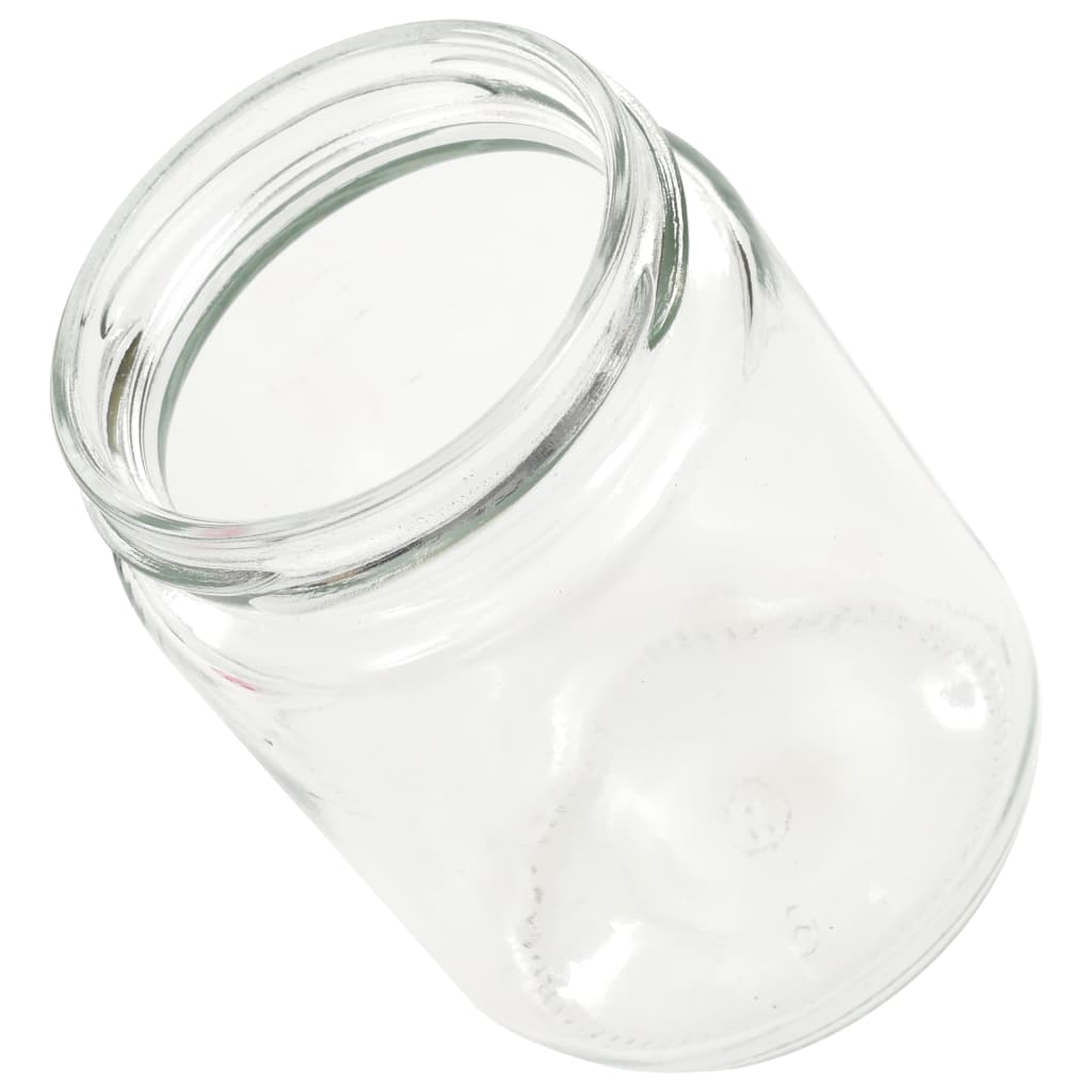 Borcane de sticlă pentru gem capace alb & roșu 96 buc. 230 ml - Lando