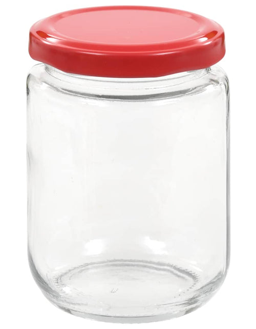 Загрузите изображение в средство просмотра галереи, Borcane din sticlă pentru gem, capace roșii, 96 buc., 230 ml Lando - Lando
