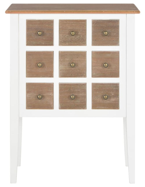 Încărcați imaginea în vizualizatorul Galerie, Servantă, alb, 54 x 30 x 80 cm, lemn masiv - Lando
