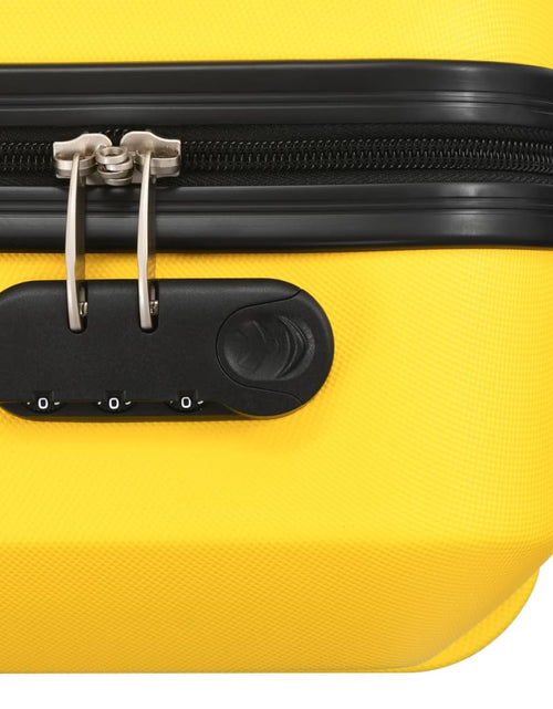 Încărcați imaginea în vizualizatorul Galerie, Set valize carcasă rigidă, 3 buc., galben, ABS - Lando
