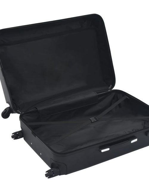 Загрузите изображение в средство просмотра галереи, Set valiză carcasă rigidă, 3 buc., negru, ABS - Lando
