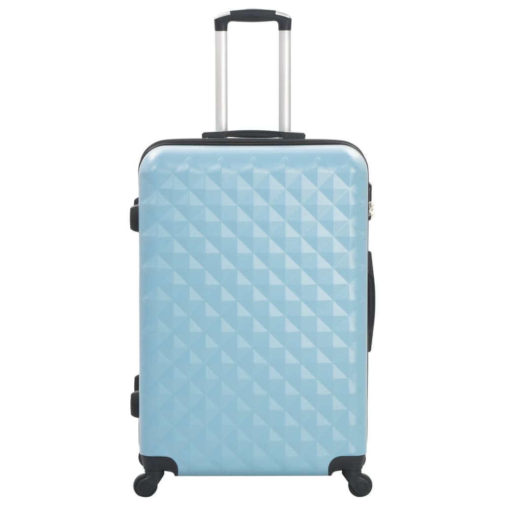 Set valiză carcasă rigidă, 3 buc., albastru, ABS Lando - Lando