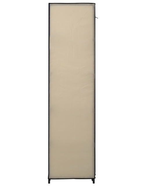 Загрузите изображение в средство просмотра галереи, Șifonier cu bare și compartimente, crem, 150x45x176 cm, textil - Lando

