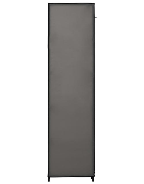 Încărcați imaginea în vizualizatorul Galerie, Șifonier cu bare și compartimente, gri, 150x45x176 cm, textil - Lando
