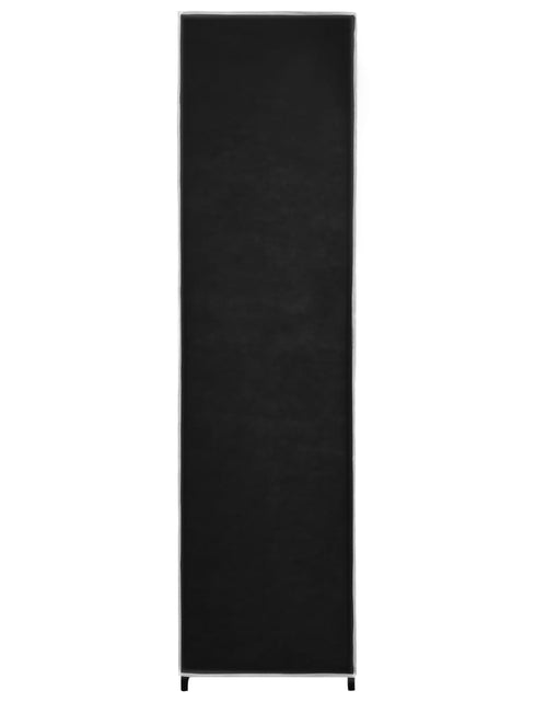 Încărcați imaginea în vizualizatorul Galerie, Șifonier cu 4 compartimente, negru, 175 x 45 x 170 cm - Lando
